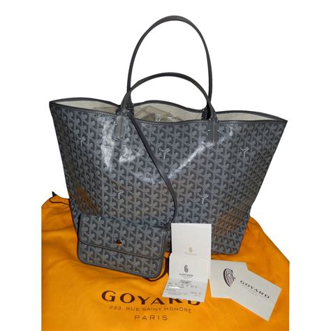 sac goyard gris clair|maison Goyard sac.